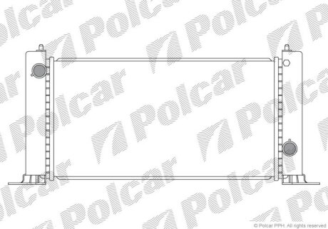 Радіатор охолодження, STILO Multi Wagon (1 Polcar 3030082