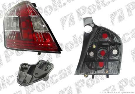 Ліхтар задній, FIAT STILO, 01- Polcar 3030872S