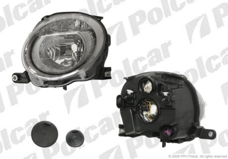 Фара основна, 500, 03.07- Polcar 303510E