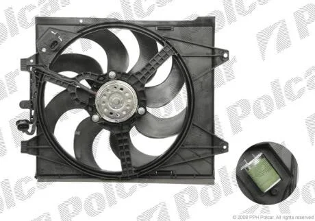 Вентилятори з корпусом / кронштейном Polcar 303523W3
