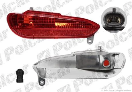 Фара задня PUNTO EVO 09.09- Polcar 303697X