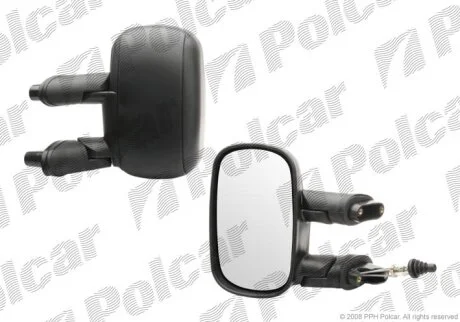 Дзеркало зовнішнє лівий FIAT DOBLO 01- Polcar 3040512M