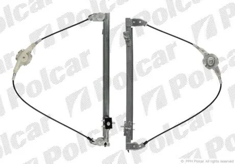 Склопідйомник ручної FIAT DOBLO 01-05 Polcar 3040PSM2
