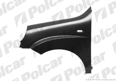 Крило переднє лівий, DOBLO, 06-10 Polcar 304101J