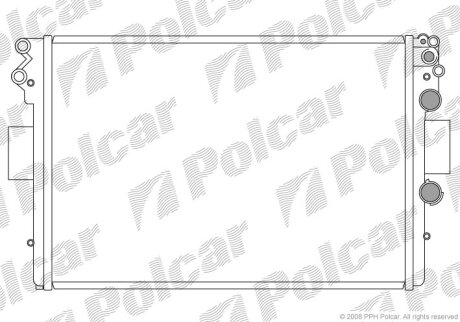 Радіатор охолодження, DAILY III Autobus, 0 Polcar 3052082
