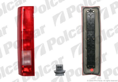 Ліхтар задній, IVECO DAILY II, 00- Polcar 3052872E