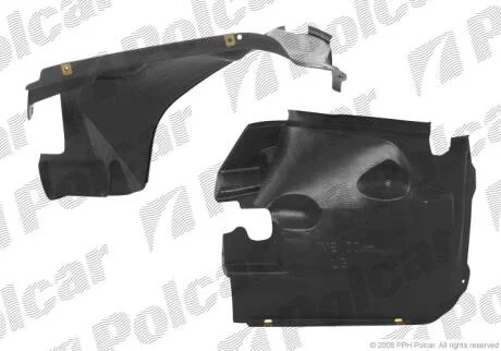 Подкрылок (L) IVECO, DAILY II, 01.99-04.06- Polcar 3052FL2