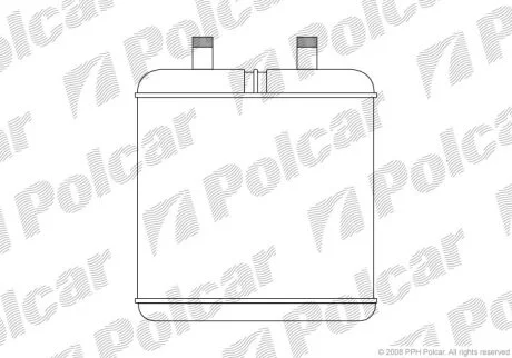 Радіатор обігріву, DAILY 99- Polcar 3052N82