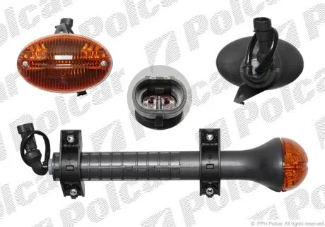 Вказівник повороту бічний, EUROCARGO, 03- Polcar 3056205E