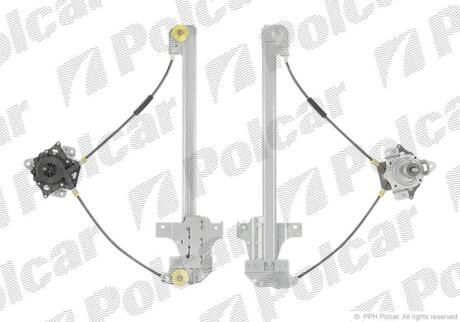 Склопідйомник ручної Polcar 3061PSM4