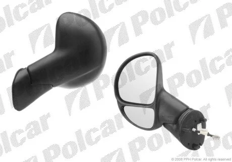 Дзеркало зовнішнє правий, FIAT MULTIPLA 98- Polcar 3065524M