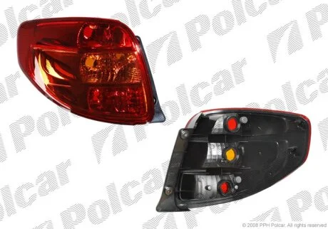Ліхтар задній правий FIAT SEDICI (FY/GY), 03.06- 307588-E Polcar 307588E