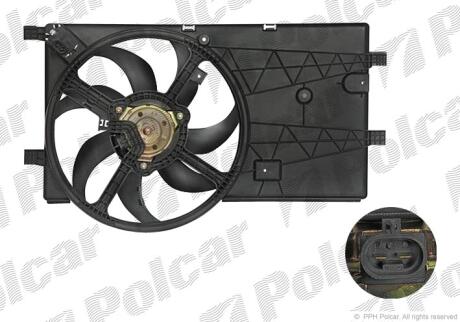 Вентилятори з корпусом / кронштейном Polcar 308523W1