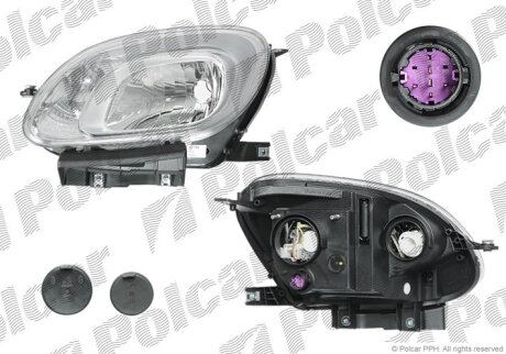 Фара основна, PANDA, 05.12- Polcar 30A109U