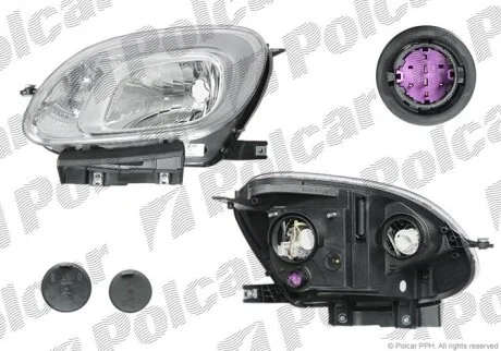 Фара основна, PANDA, 05.12- Polcar 30A109U