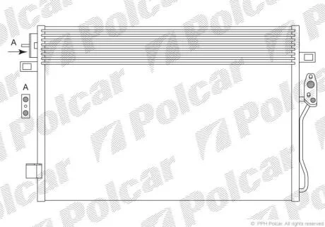Радіатори кондиціонера Polcar 3140K8C1