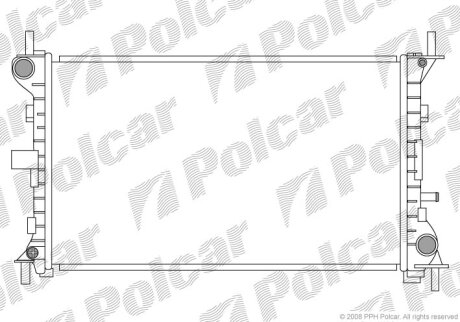 Радіатор охолодження, FOCUS I Turnier (DNW Polcar 3201082