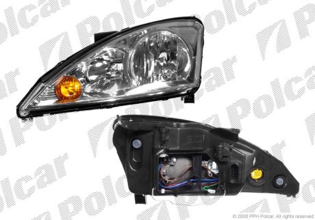 Фара основна, FORD FOCUS, 98- Polcar 3201095E