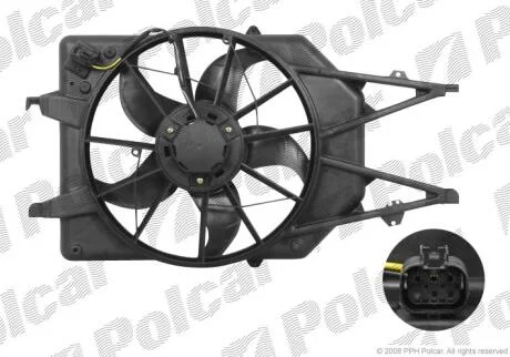 Вентилятор з корпусом / кронштейном Polcar 320123W2
