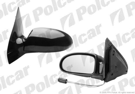 Дзеркало зовнішнє лівий, FORD FOCUS Polcar 3201511M