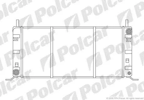 Радіатори охолодження Polcar 320408A2