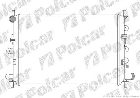 Радіатор охолодження Polcar 3206088