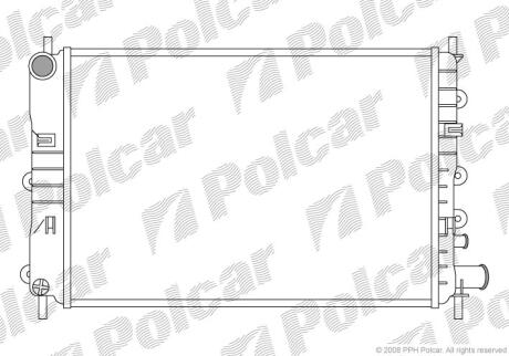 Радіатори охолодження Polcar 320608A3
