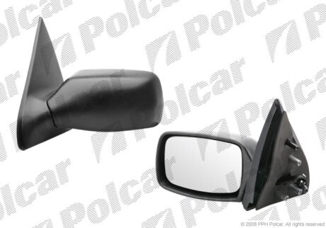 Дзеркало зовнішнє лівий, FORD FIESTA 94-95 Polcar 3209512M