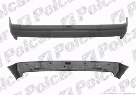 Бампер задній FORD FIESTA 89- Polcar 320996
