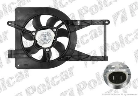 Вентилятори з корпусом / кронштейном Polcar 321023W7