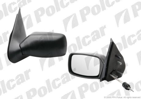 Дзеркало зовнішнє правий, FORD FIESTA 96- Polcar 3210521M
