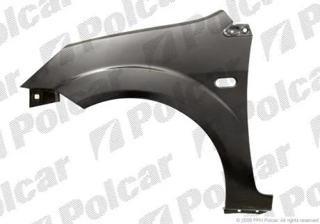 Крило переднє праве Ford FIESTA, 2002- Polcar 321202