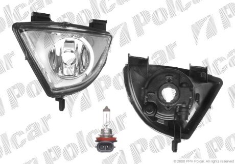 Фара передня FORD FIESTA, 02- Polcar 3212290E