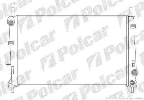 Радіатор охолодження, MONDEO I (GBP), 02.9 Polcar 3216081