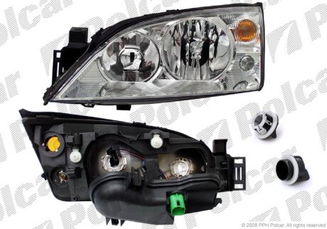Фара основна, FORD MONDEO, 01- Polcar 321810U
