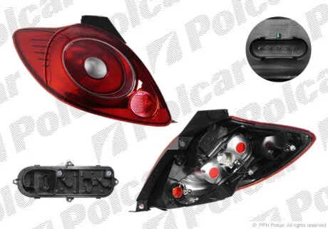 Ліхтар задній, KA (RU8), 10.08- Polcar 323388U