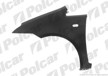 Крило переднє праве Ford FOCUS C-MAX, 2004- Polcar 323502