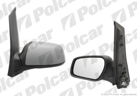 Дзеркало зовнішнє лівий, F. FOCUS C-MAX, 04- Polcar 3235514M