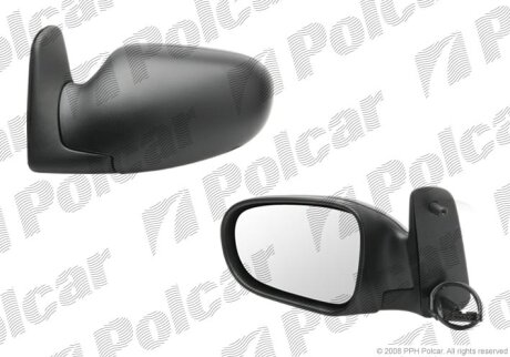 Дзеркало зовнішнє лівий, FORD GALAXY, 95- Polcar 3240514M