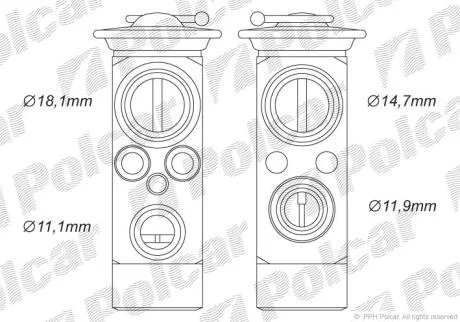 Стопорний клапан Polcar 3240KZ1