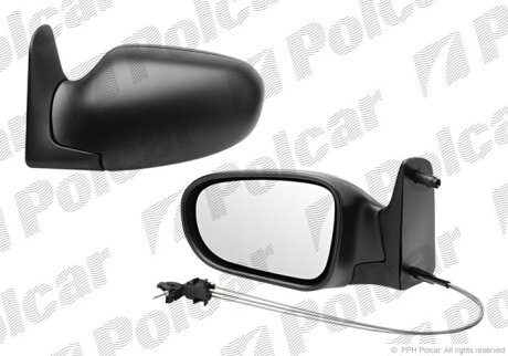 Дзеркало зовнішнє лівий FORD GALAXY, 95- Polcar 3241511M