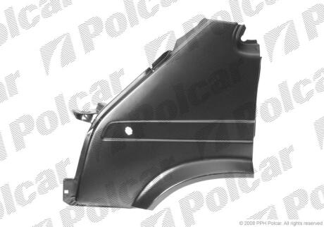 Крило переднє FORD TRANSIT 92-95 Polcar 324501