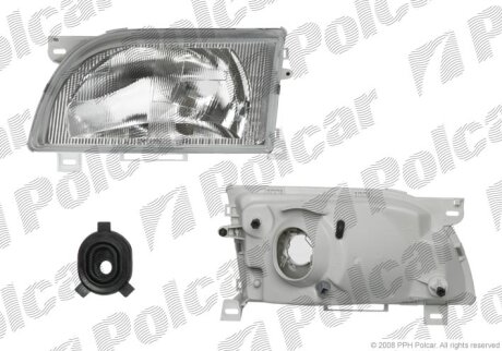 Фара основна, FORD TRANSIT, 92- Polcar 324510E