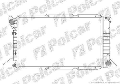 Радіатор охолодження, TRANSIT Platforma / Polcar 3246082