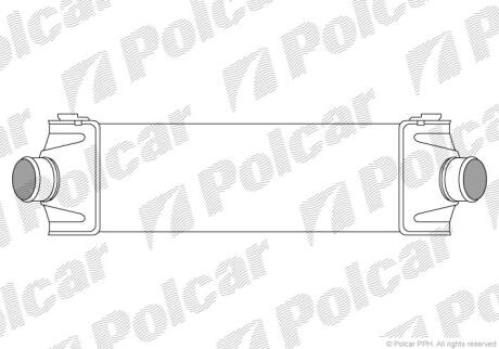 Інтеркулер Ford Tranzit 2.4Tdci 06- Polcar 3248J81