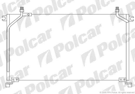 Радіатори кондиціонера Polcar 3250K8C2