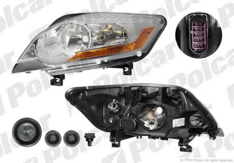 Фара основна, KUGA, 03.08- Polcar 325210E