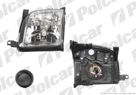Фара основна, FORD FUSION, 02- Polcar 325709E