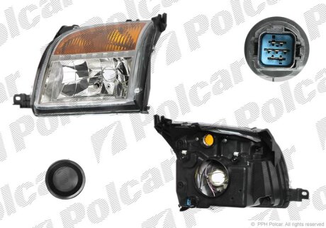 Фара основна FUSION 05- Polcar 325809E
