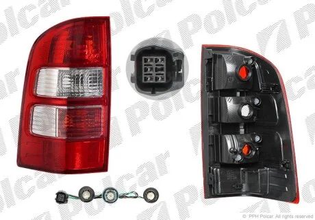 Ліхтар задній, RANGER, 11.06-03.09 Polcar 326387E